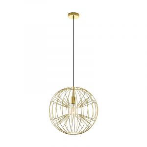Gul industri fönsterlampa stål, Josiah