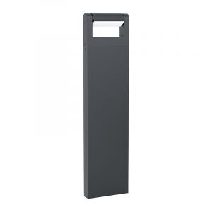 Svart modern utelampa aluminium, Kawa, 4,8W, 3000K LED, IP44
