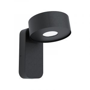 Svart modern utelampa stål, Liliana, 6W, 3000K LED, IP44
