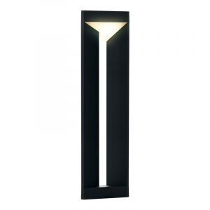 Svart modern utelampa aluminium, Lyke, 10W, 3000K LED, IP54