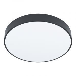 Svart utanpåliggande spotlight stål, Zippora, 18W, justerbar ljusfärg LED