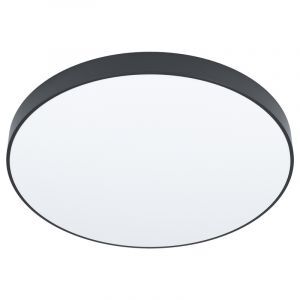 Svart utanpåliggande spotlight stål, Zippora, 24W, justerbar ljusfärg LED