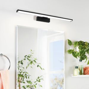 Svart spegelbelysning plast, Nancy, 11W, 4000K LED, IP44