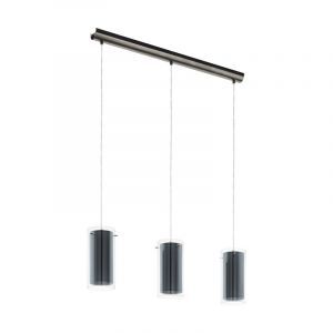 Nickel modern fönsterlampa glas, Barceno