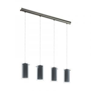Nickel modern fönsterlampa glas, Barceno