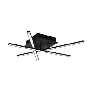 Svart modern plafond aluminium, Arantxa, 10W, 3000K LED