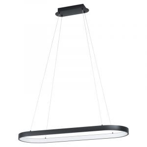 Svart modern fönsterlampa plast, Maira, 30W, 3000K LED