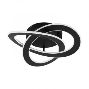 Svart modern plafond aluminium, Sikko, 35W, 4000K LED