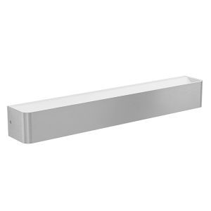 Nickel modern badrumslampa vägg aluminium, Rafael, 26,5W, 3000K LED, IP44