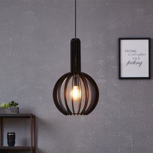 Trä fönsterlampa svart, Kenney