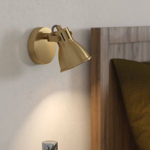 Guld industri väggspotlight aluminium, Tinke
