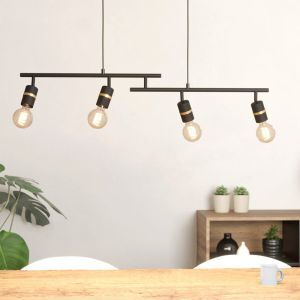 Svart fönsterlampa aluminium, Jelger