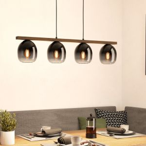 Brun design fönsterlampa aluminium, Frida