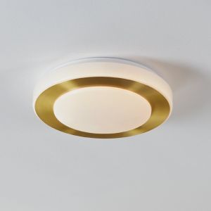 Guld taklampa badrum plast, Amina, 3,6W, 3000K LED, IP44