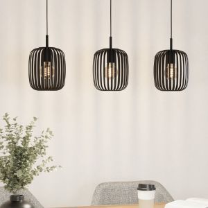 Svart industri fönsterlampa aluminium, Pietro