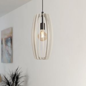 Trä fönsterlampa grå, Wilko