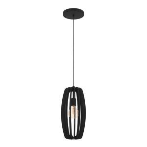 Trä fönsterlampa svart, Wilko