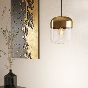 Guld design fönsterlampa glas, Jeanny