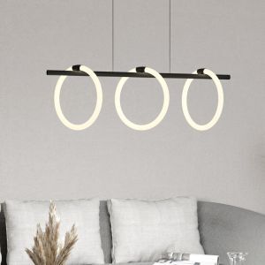Svart modern fönsterlampa aluminium, Thibaut, 9W, 3000K LED