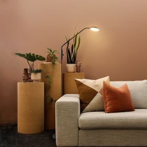 Modern läslampa golv svart, Salvador, 5W, 3000K LED, med brytare
