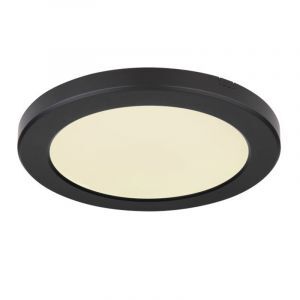 Svart plafond plast, Cage, 18W, justerbar ljusfärg LED