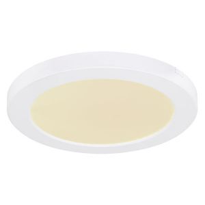 Vit plafond plast, Cage, 18W, justerbar ljusfärg LED