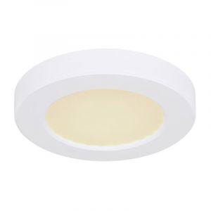 Vit plafond plast, Cage, 6W, justerbar ljusfärg LED