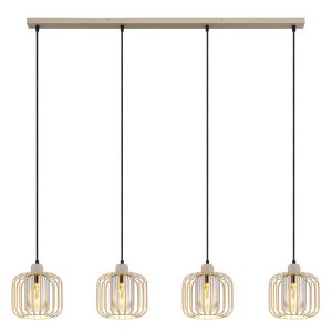 Beige industri pendellampa matbord metall, Jolanda