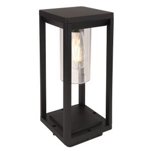 Svart modern utelampa plast, Vildan, IP44