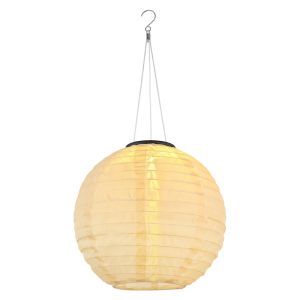 Beige utelampa plast, Moad, 0,5W, 2700K LED, IP44, med brytare