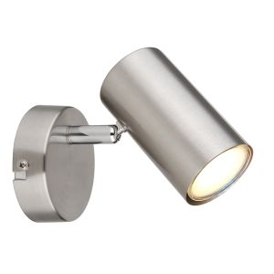 Nickel modern väggspotlight metall, Rainer