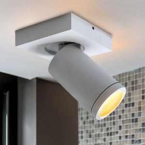 Modern spotlight tak vit, Kenan, IP44