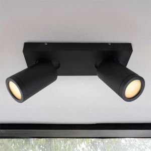 Modern spotlight tak svart, Kenan, IP44