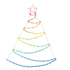Upplyst julgran RGB