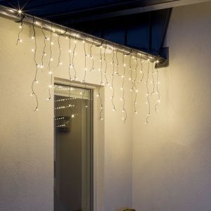 12 meter utbyggbar istappsslinga, 70 cm hög, varm vit, IP44, Basic