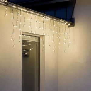 6 meter utbyggbar istappsslinga, 70 cm hög, varm vit, IP44, Basic
