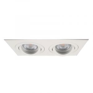 Aluminium infälld spotlight vit, Heido