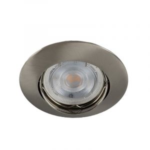 Aluminium infälld spotlight silver, Rudo