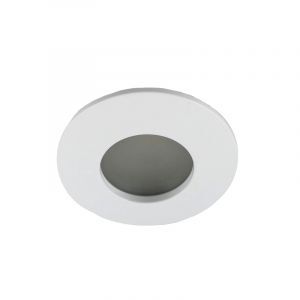 Aluminium infälld spotlight badrum vit, Pierre, IP44