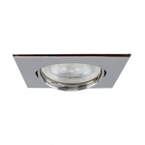 Metall infälld spotlight krom, Meco