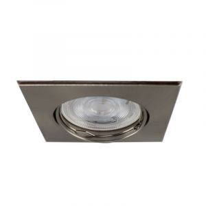 Metall infälld spotlight krom, Meco