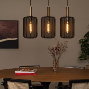Svart fönsterlampa modern, Corina