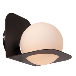 Svart badrumslampa vägg modern, Davy, IP44
