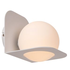 Vit badrumslampa vägg modern, Davy, IP44