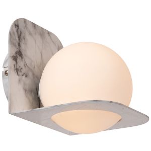 Grå badrumslampa vägg modern, Davy, IP44