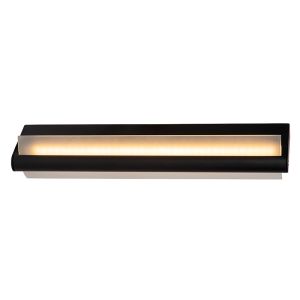 Svart badrumslampa vägg modern, Wanda, 15W, 3000K LED, IP44