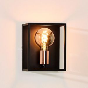 Koppar vägglampa modern, Arthur