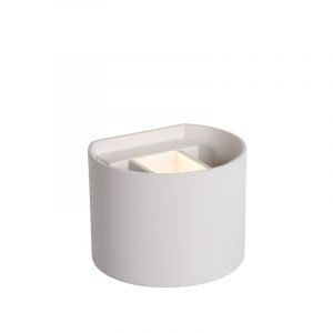 Vit vägglampa modern, Xio
