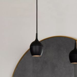 Svart fönsterlampa badrum modern, Preston, IP44