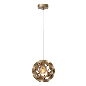 Guld fönsterlampa modern, Hannelore